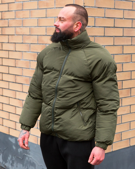 Куртка-пуховик Исландия хаки S L | Зображення 1