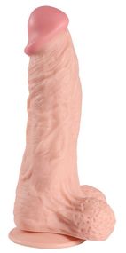 Фаллоимитатор Large Leilong Lifelike L телесный без вибрации Sex Aura