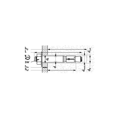 Анкер HL-B (SZ-B) 15x115/15 Mungo 1231501 | Зображення 1