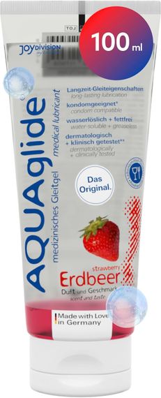 Лубрикант AQUAglide Strawberry, 100ml | Зображення 1