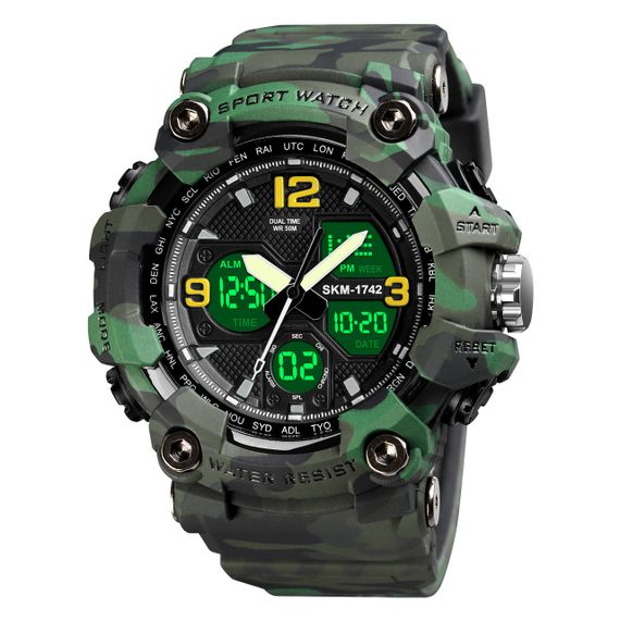 Skmei 1742 Green Military | Зображення 1