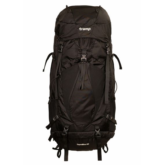 Рюкзак Tramp Expedition 60 л чорний, Похідний туристичний рюкзак трамп для трекінгу, Рюкзак для походу і полювання