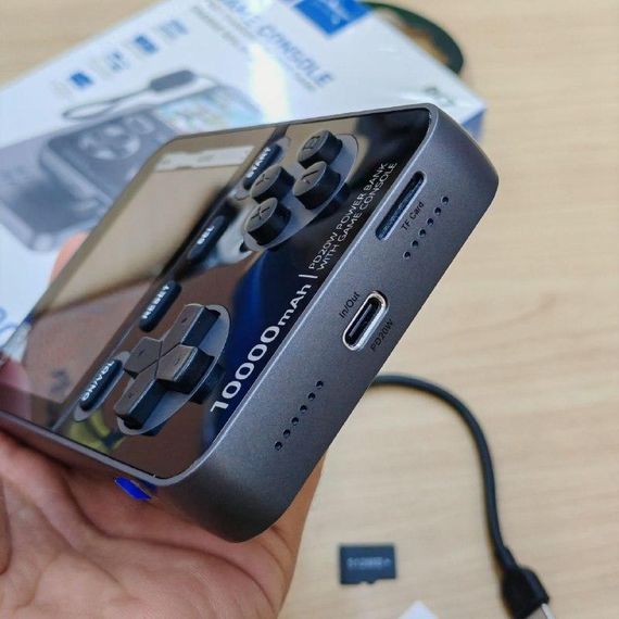 Павербанк Hoco Q47 Shine 10000 mAh, зовнішній акумулятор з LED‑дисплеєм, MagSafe‑сумісний, Type‑C, чорний | Зображення 4