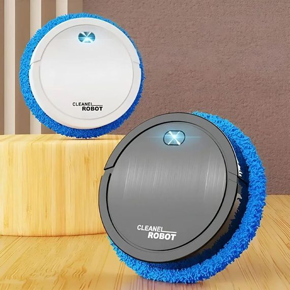 Робот для вологого прибирання, Vacuum cleaner LY-540, Чорний / Розумний робот-прибиральник для миття підлоги | Зображення 1