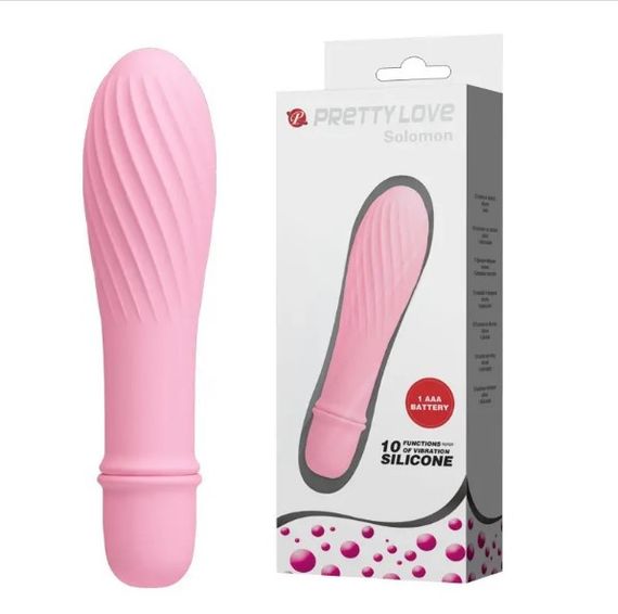 Вибромассажер серии Pretty Love Solomon, розовый sexstyle
