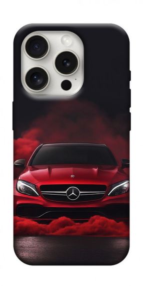 Чохол з картинкою Red Mercedes для Apple iPhone 16 Pro (6.3")