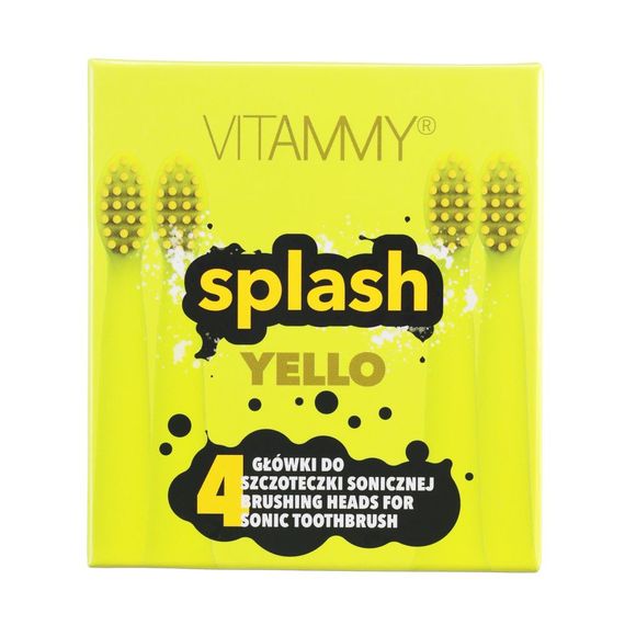 Насадки на електрощітку VITAMMY Splash yello, жовті | Зображення 1