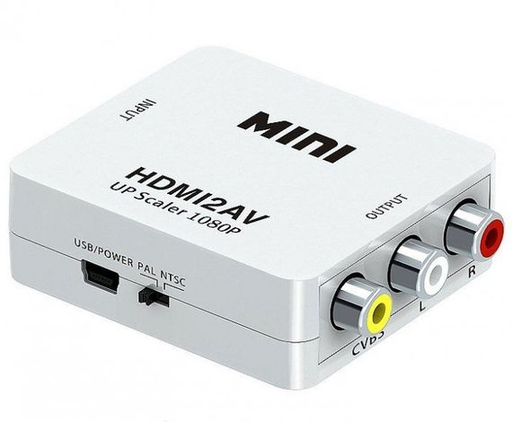 Конвертер HDMI to AV (RCA) Donli av 001 видео и звук (4273) | Зображення 1