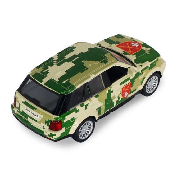Автомодель серии "Шевроны Героев" Land Rover Range Rover Sport "Запад" TechnoDrive 250399UM | Зображення 1