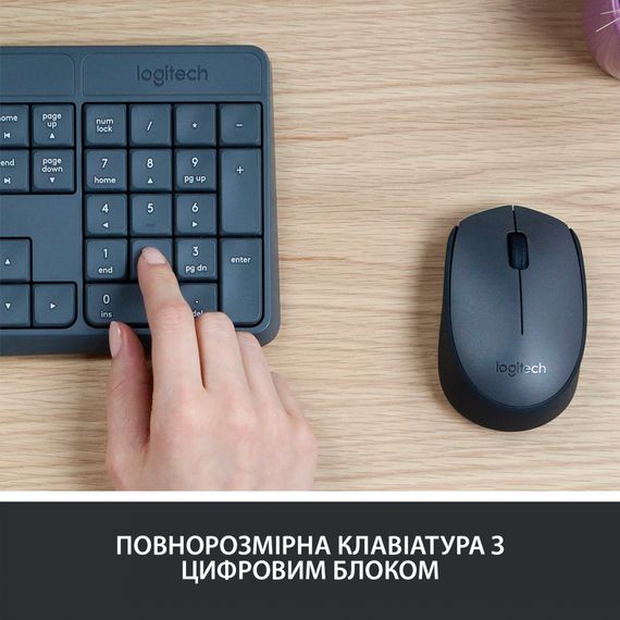 IT набір Logitech MK235 Wireless Combo, US (920-007931) | Зображення 2
