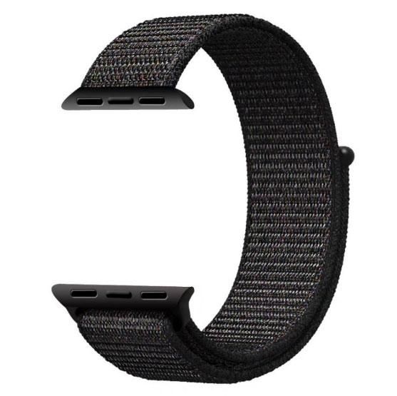 Нейлоновий ремінець Primo для Apple Watch 38mm / 40mm / 41mm - Black | Зображення 3