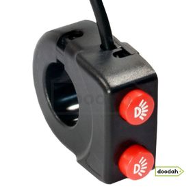 Подвійна мото кнопка перемикач на руль -  Double Button - MotoMax - гарантія від магазину