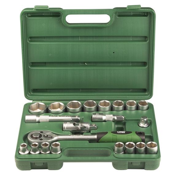Набір насадок торцевих Grad 1/2" 21 шт (6004225) | Зображення 2