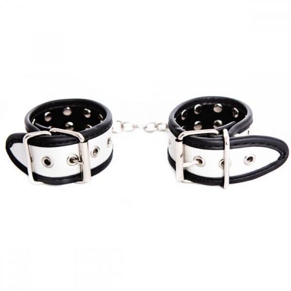 Наручники м'які Hand Cuffs, Silver, Серебристый; чёрный | Зображення 2