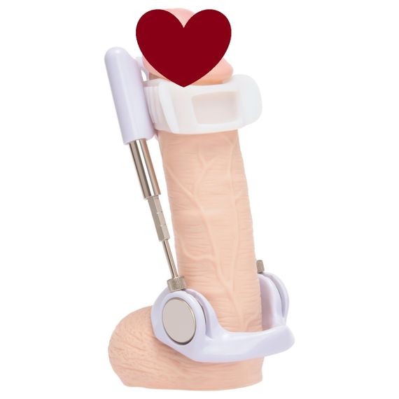Экстендер Size-Up Penis Stretcher для увеличения пениса, белый sexstyle