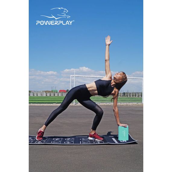Блок для йоги PowerPlay 4006 Yoga Brick М'ятний | Зображення 8