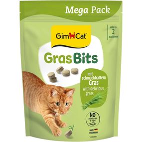 Витамизированные таблетки для кошек GimCat Gras Bits травяные шарики, пауч, 425 г