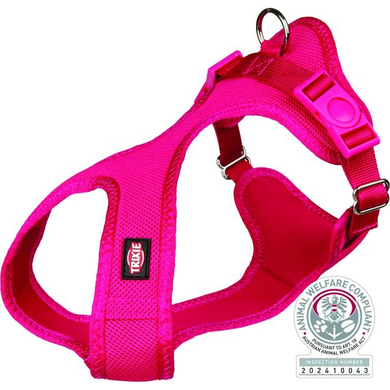 Шлея Trixie для собак Soft м_яка нейлон фуксія розмір S-M 35-60 см/15 мм | Зображення 1