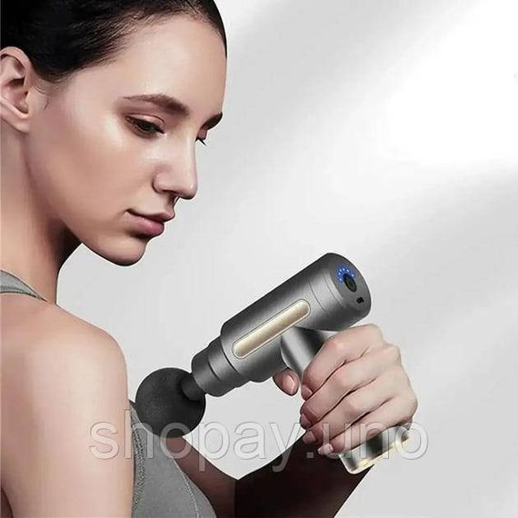Перкуссионный массажер для шеи головы и ног Massage Gun XL-1011 • Электрический массажный пистолет | Зображення 2