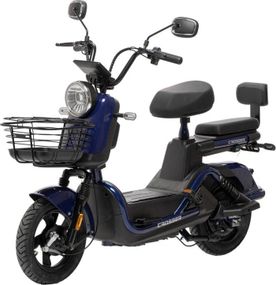 Електроскутер Crosser CR-2 800W 60 V 24 Ah, електровелосипед до 55 км/год, графеновий акумулятор, 2 місця Синій
