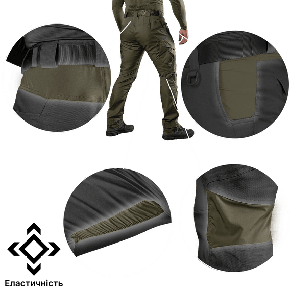 Штани Спартанець Canvas Олива (8085), XXL | Зображення 3