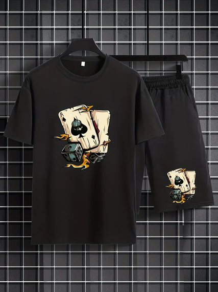 Комплект футболка та шорти ДТФ(стандарт)