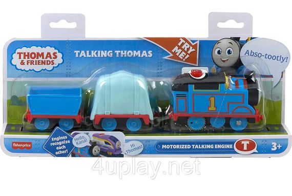 Паровозик Томас и друзья Моторизованный говорящий поезд Томас Thomas & Friends Motorized Train Talking Engine | Зображення 1