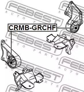 Подушка двигуна передня Grand Cherokee III 04-10, FEBEST (CRMBGRCHF) | Зображення 2