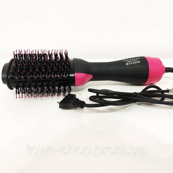 Фен Щетка расчёска 3в1 One step Hair Dryer 1000 Вт 3 режима выпрямитель для укладки волос стайлер с функцией | Зображення 8