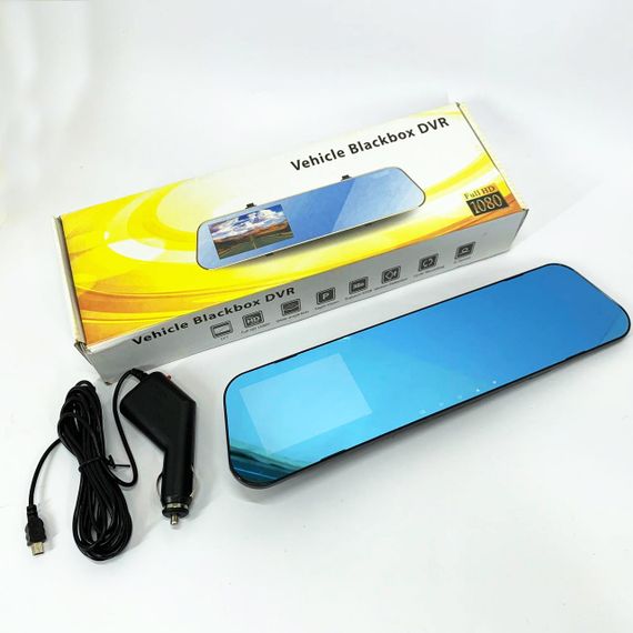 Автомобільний відеореєстратор, дзеркало DVR CT-607 дисплей 4.3 дюйми, Автомобільний відеореєстратор Хіт | Зображення 4