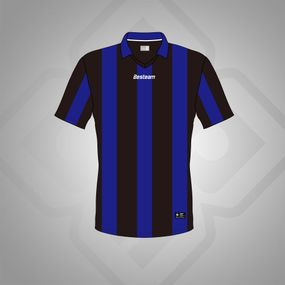 Футболка BestTeam Torres SC-13022BRB голубая с черным