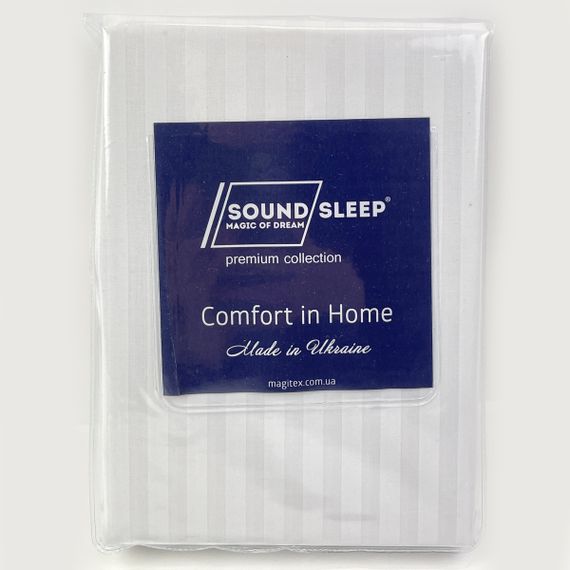 Наволочка бязева Stripy White SoundSleep бязь 70х70 см | Зображення 1