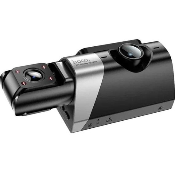 Відеореєстратор Hoco DI64 3-inch screen display driving recorder (720P) Black | Зображення 1