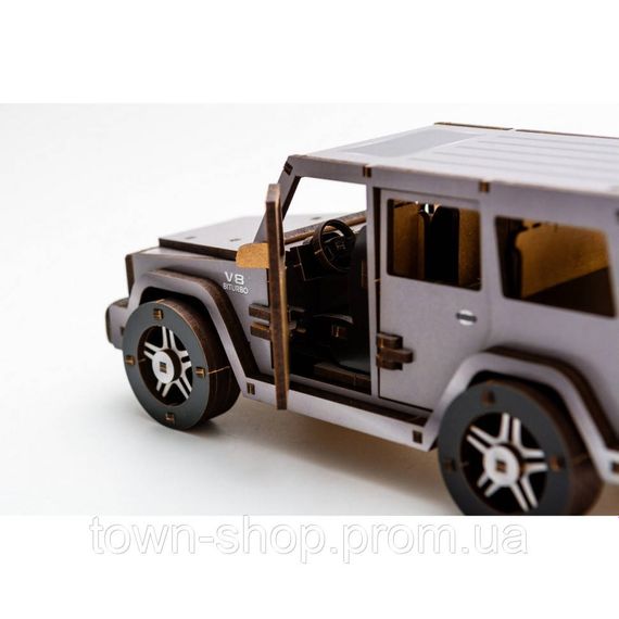 Деревянный 3D конструктор "Gelandewagen" Puz-26914, 109 деталей | Зображення 4