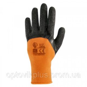Перчатки утепленные плотные с латексным обливом