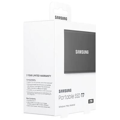 Накопитель SSD USB 3.2 2TB T7 Samsung (MU-PC2T0T/WW) (MU-PC2T0T/WW) | Зображення 8