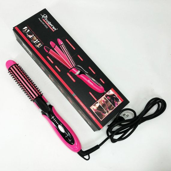 Плойка для создания объемных причесок Gemei, Плойка для волос стайлер Плойки объема волос FB-96 | Зображення 5