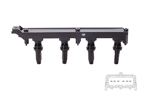 Котушка запалювання CITROEN C4 I, CITROEN C5 I, C5 II, C5 III, CITROEN C8, CITROEN JUMPY 1.8, 2.0L