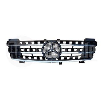 Решетка радиатора Mercedes Benz W164 05-08 (хром/чёрн.), AutoTechteile, 130 8859, 164 880 06 85
