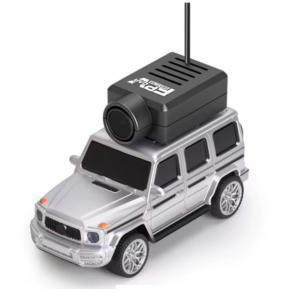 Міні FPV Машинка Mercedes (Гелендваген) 1:64 з Камерою на Даху 720P, Wi-Fi Управлінням Через Додаток, Записом Відео і