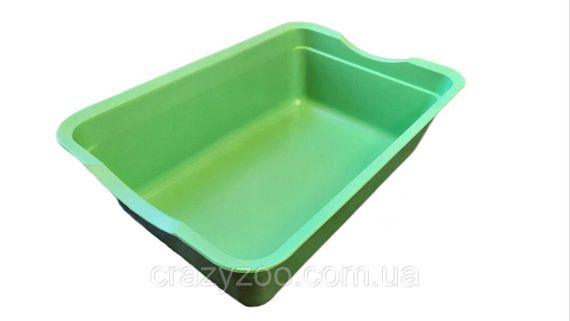 Туалет для котов салатовый 40x28x12 см 6570
