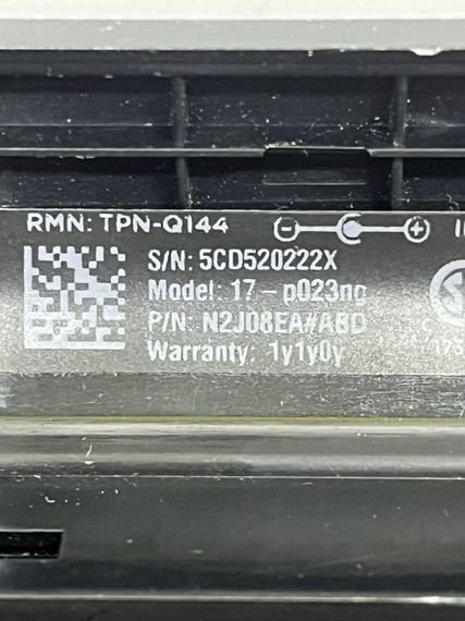 Ноутбук Б-клас HP 17-p023ng / 17.3" (1600x900) TN / AMD E1-6010 (2 ядра по 1.35 GHz) / 4 GB DDR3 / 120 GB SSD / AMD Radeon R2 Graphics / WebCam / DVD-ROM / Без АКБ б/в | Зображення 6