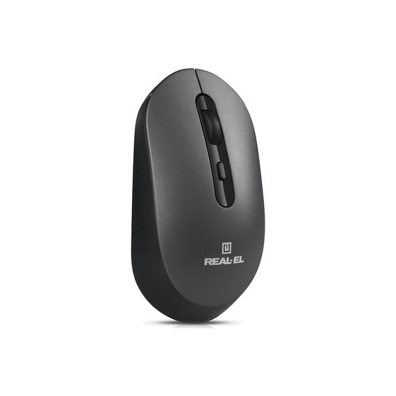 Мишка REAL-EL RM-470W Wireless/Bluetooth Dark Gray (EL123200049) | Зображення 3