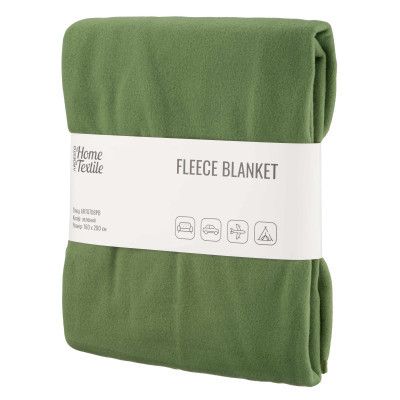 Плед Ardesto Flannel 100% поліестер, зелений 160х200 см (ART0708PB)