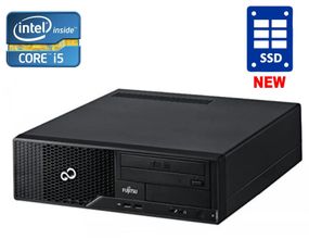 ПК Fujitsu Esprimo E500 E85+ SFF / Intel Core i5-2400 (4 ядра по 3.1 - 3.4 GHz) / 8 GB DDR3 / 120 GB SSD / Intel HD Graphics 2000 / DVD-ROM б/в
