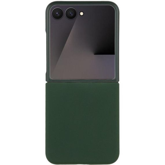 Чохол Foldables Silicone Cover Lakshmi (AAA) для Motorola Razr 50 Ultra Чорний / Black Зелений / Cyprus Green | Зображення 1