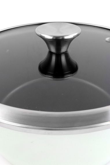 Каструля Vitrinor Nordic 1114812, 5.5 л, 28 см, сталева емальована з кришкою, для всіх типів плит | Зображення 2