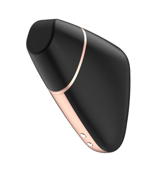 Вакуумний кліторальний вібратор - Satisfyer Love Triangle Black (App) | Зображення 1