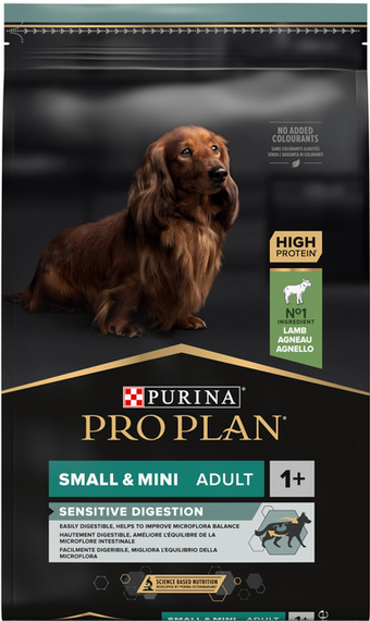 Сухий корм для собак Purina Pro Plan Small & Mini Adult 1+ Sensitive Digestion з ягням 7кг | Зображення 1