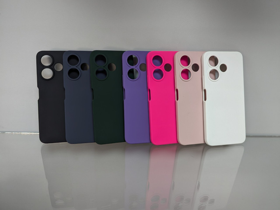 Чохол Redmi 13 4G / Poco M6 Протиударний софт тач білий | Зображення 1